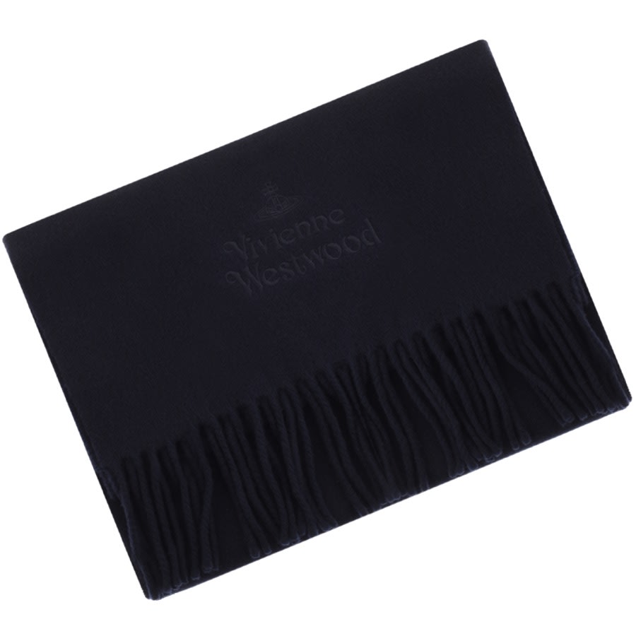 Alternative Image for ProductVivienne Westwood Logo Scarf Navy1